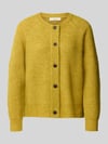 Selected Relaxed Fit Strickjacke aus Woll-Mix Modell 'LULU' Hellgruen