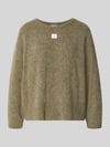 American Vintage Oversized Pullover mit Alpaka-Anteil Modell 'East' Khaki