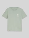 Tom Tailor Denim Regular Fit T-Shirt aus reiner Baumwolle Mint