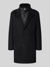 JOOP! COLLECTION Regular Fit Mantel aus Woll-Mix Modell 'Morris' Black
