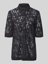 VERO MODA Regular Fit Bluse aus Baumwoll-Mix Modell 'HONEY' Black