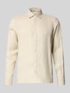 s.Oliver RED LABEL Regular Fit Freizeithemd aus reinem Leinen Beige