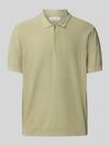 Casual Friday Relaxed Fit Poloshirt mit Strukturmuster Modell 'EDWARD' Lind