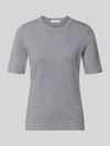 Christian Berg Woman T-Shirt aus Viskose-Mix Silber Melange