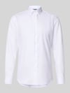 Jake*s Slim Fit Business-Hemd mit Kentkragen Weiss