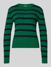 Tommy Hilfiger Slim Fit Strickpullover aus reiner Baumwolle Gruen