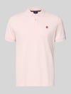MCNEAL Polówka o kroju slim fit z haftowanym logo Jasnoróżowy