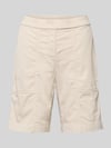 TONI straight fit korte broek met achterzakken model 'Sue' Zand