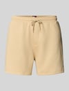 Tommy Jeans Regular Fit Shorts aus Baumwoll-Mix Beige