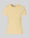 JJXX T-Shirt mit Rundhalsausschnitt Modell 'GIGI' Hellgelb