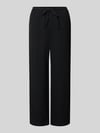 ONLY loose fit wijde broek van puur katoen model 'THYRA' Black