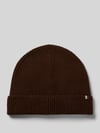 bugatti Czapka beanie z dodatkiem żywej wełny Czekoladowy
