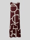 OPUS Ausgestelltes Freizeitkleid aus reiner Viskose Modell 'Wicy atelier' Bordeaux