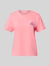 Tom Tailor Regular Fit T-Shirt aus reiner Baumwolle Pink