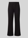 JACK & JONES straight fit sweatpants met elastische band Zwart