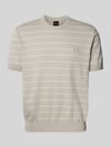 BOSS Orange Regular Fit T-Shirt aus Baumwoll-Kaschmir-Mix Modell 'KANACHO' Sand