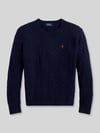 Polo Ralph Lauren Regular Fit Pullover aus Woll-Kaschmir-Mix Marine