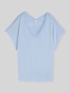 Tom Tailor Loose Fit T-Shirt aus Viskose-Mix Hellblau