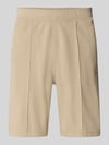 Champion Sweatshorts mit elastischem Bund und Label-Stitching Beige