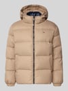 Tommy Jeans Regular Fit Daunenjacke mit Logo Stitching Beige