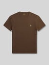 Polo Ralph Lauren Regular Fit T-Shirt aus reiner Baumwolle Mittelbraun