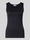 Christian Berg Woman Slim fit Top met ronde hals Zwart