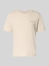 JACK & JONES t-shirt z nadrukiem z logo i okrągłym dekoltem Złamany biały