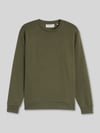 Tom Tailor Denim Regular Fit Sweatshirt aus Baumwoll-Mix Oliv