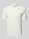 Marc O'Polo Regular Fit Poloshirt aus reiner Baumwolle - Marc O'Polo × DFB Travel Collection Offwhite