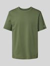 Champion T-Shirt mit Label-Stitching Oliv