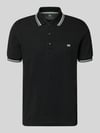 Christian Berg Men Koszulka polo w kroju regular fit z kontrastowymi paskami Czarny