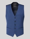 s.Oliver BLACK LABEL regular fit gilet met viscose Donkerblauw