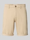 JACK & JONES regular fit short met steekzakken model 'BOWIE' Beige