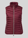 FUCHS SCHMITT Bodywarmer met doorgestikte look Bordeaux