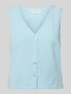 MSCH Copenhagen Regular Fit Bluse Aus Viskose-Mix Modell 'Daria' Hellblau