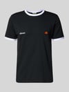 ellesse T-Shirt mit Logo- und Label-Patch Modell 'RINGETTO' Black