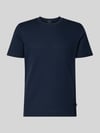 JOOP! COLLECTION T-Shirt mit geripptem Rundhalsausschnitt Marine