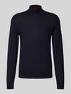 Cruna Strickpullover aus reiner Wolle Marine
