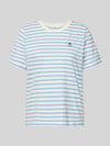s.Oliver RED LABEL regular fit T-shirt van puur katoen Oceaanblauw