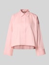 OPUS Hemdbluse mit verdeckter Knopfleiste Modell 'Fundra' Rosa