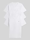 Tommy Hilfiger t-shirt o kroju regular fit z mieszanki bawełny w zestaw 3 szt. Biały