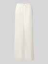 ONLY Loose Fit Weite Hose aus Viskose-Leinen-Mix Modell 'SIESTA' Weiss