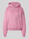 REVIEW Relaxed Fit Hoodie aus Baumwoll-Mix mit Label-Detail Rose