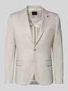 Zuitable slim fit 2-knoops colbert met klepzakken model 'Nick' Zand