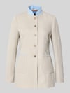 White Label Slim Fit Blazer aus Leinen-Baumwoll-Mix Sand