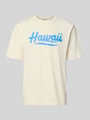 ONLY & SONS Relaxed Fit T-Shirt aus reiner Baumwolle Modell 'RICO' Offwhite