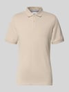 s.Oliver RED LABEL Regular Fit Poloshirt aus reiner Baumwolle Beige