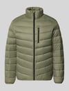 Tom Tailor Denim Regular Fit Steppjacke mit vertikaler Reißverschlussbrusttasche Oliv