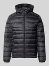 JACK & JONES Regular Fit Jacke in Stepp-Optik Modell 'KINGSLEY' BLACK