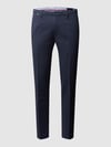 CINQUE Slim fit stoffen broek met achterzakken Model 'brody' Donkerblauw gemêleerd